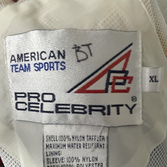 VTG 80s 90s Quinnipiac University Tennis Nylon Zip Up Jacket Men XL Academia Ivy - Picture 9 of 16